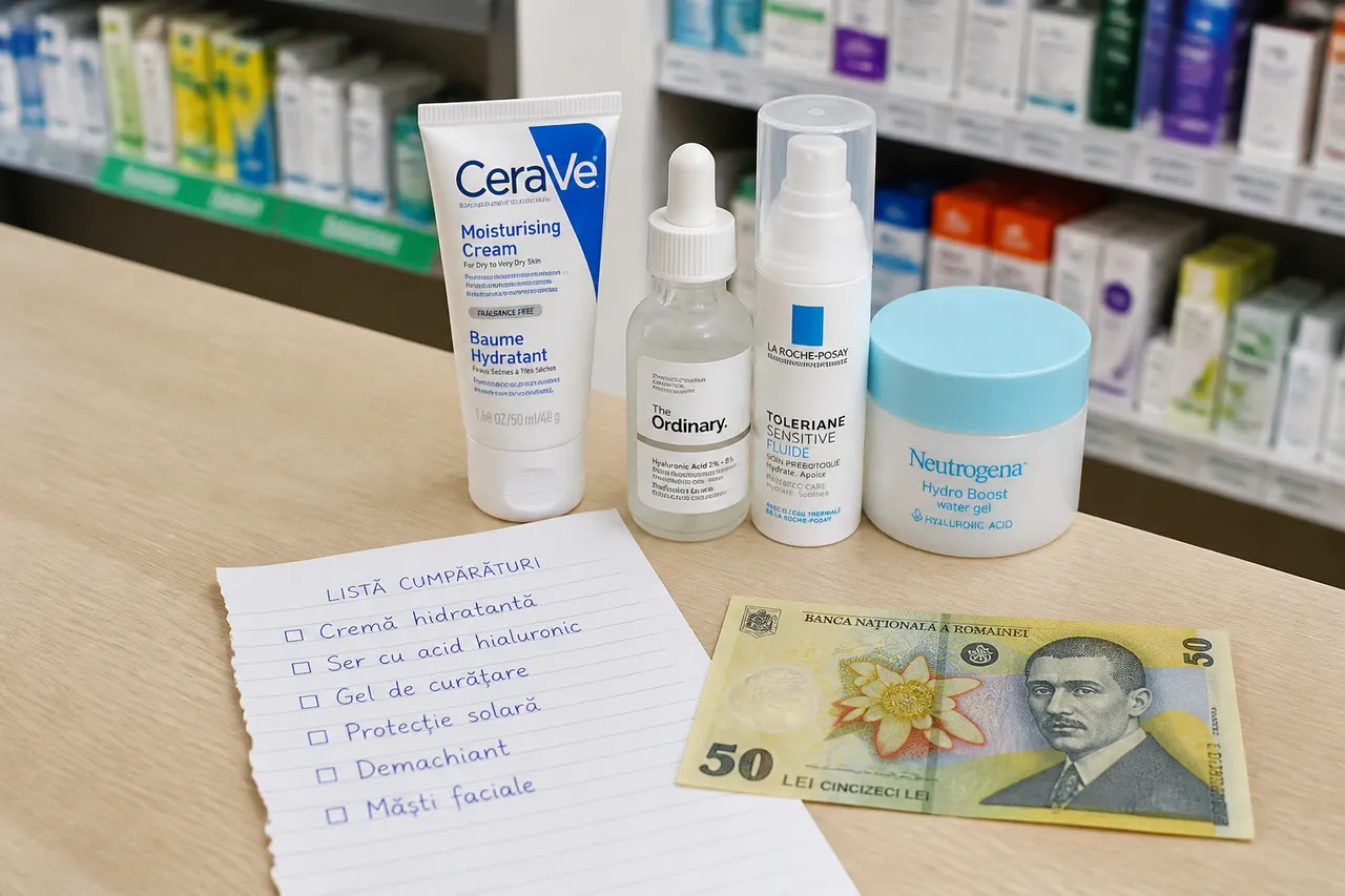 buget pentru produse de îngrijire a feței