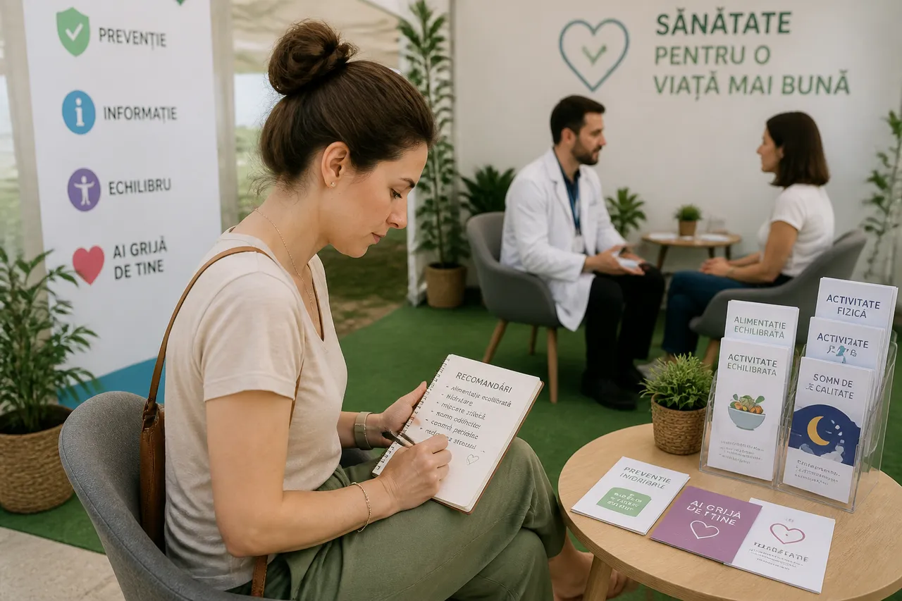 evaluare orientativă la un festival HealthFest