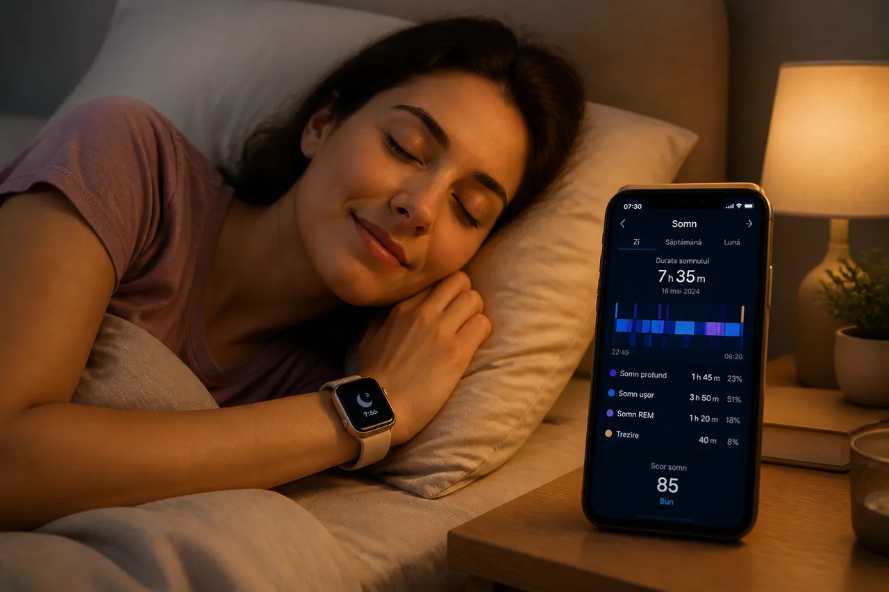 monitorizarea somnului cu smartwatch