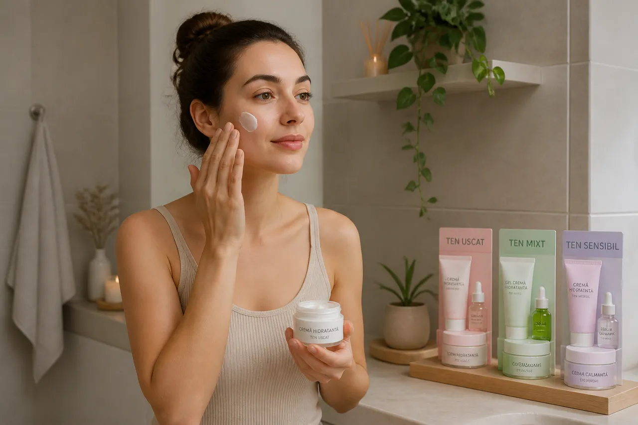 rutină facială adaptată tipului de ten