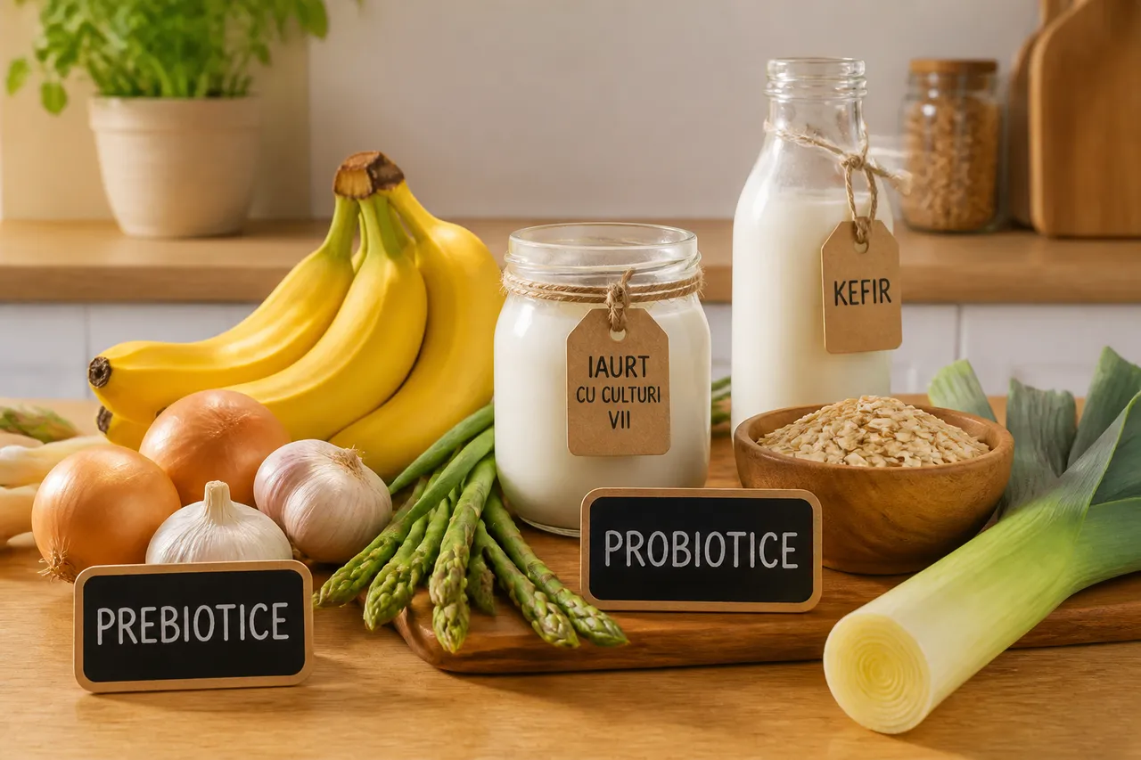 surse naturale de prebiotice și probiotice