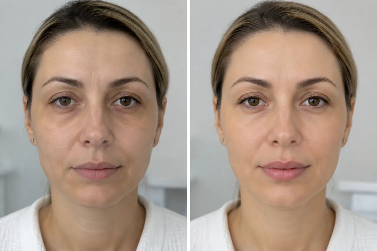 fotografii înainte și după medicina estetică